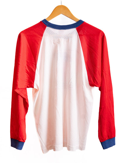 Harley-Davidson Number One Raglan T-Shirt — Red & White — garment photograph 2