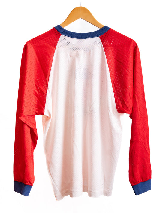 Harley-Davidson Number One Raglan T-Shirt — Red & White — garment photograph 2