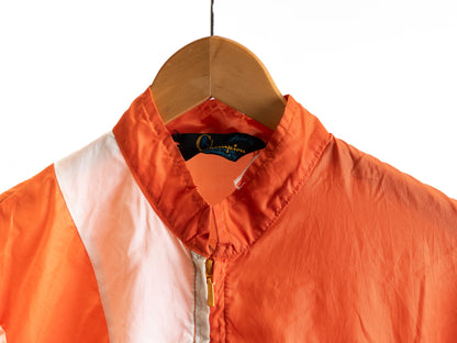 Orange Racing Jacket with Contrast Stripe — garment photograph 2