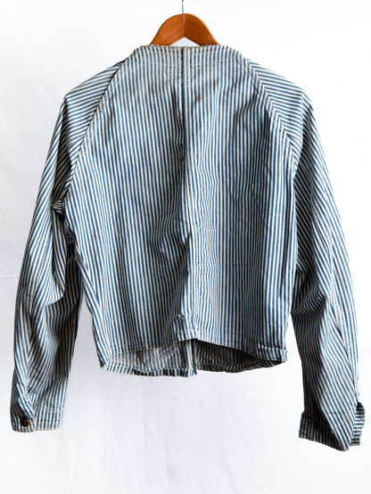 Striped Work Shirt — Blue & White — garment photograph 4