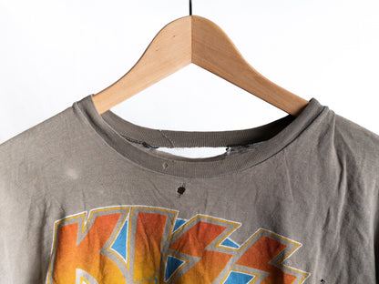 Faded Motorcycle Graphic T-Shirt — Grey — garment photograph 2