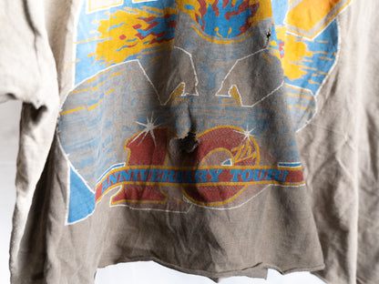 Faded Motorcycle Graphic T-Shirt — Grey — garment photograph 3