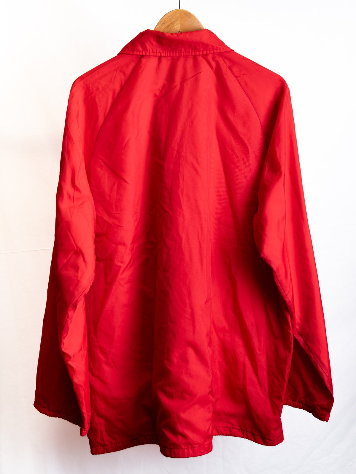 Red Longline Coach Jacket — garment photograph 2