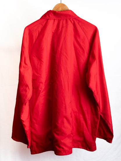 Red Longline Coach Jacket — garment photograph 2