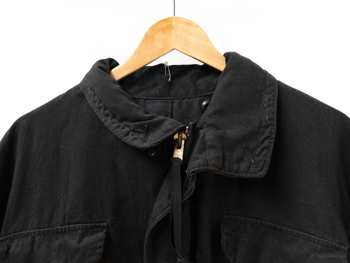 Black Four-Pocket Utility Jacket — garment photograph 2