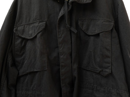 Black Four-Pocket Utility Jacket — garment photograph 3