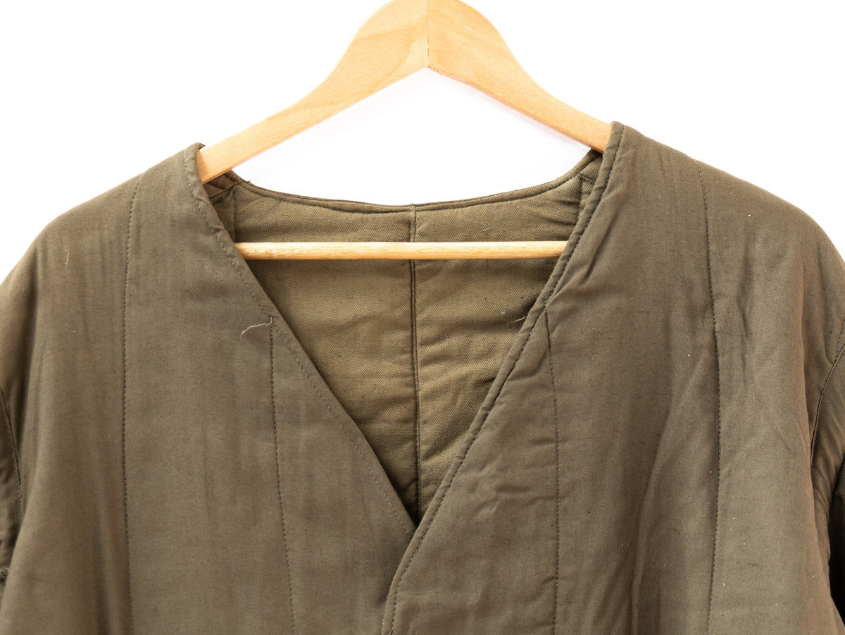 Olive Zip Liner Jacket — garment photograph 2