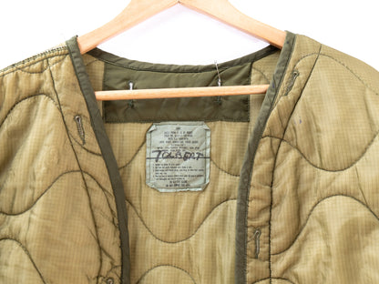 Olive Quilted Liner Jacket — 041 — garment photograph 2
