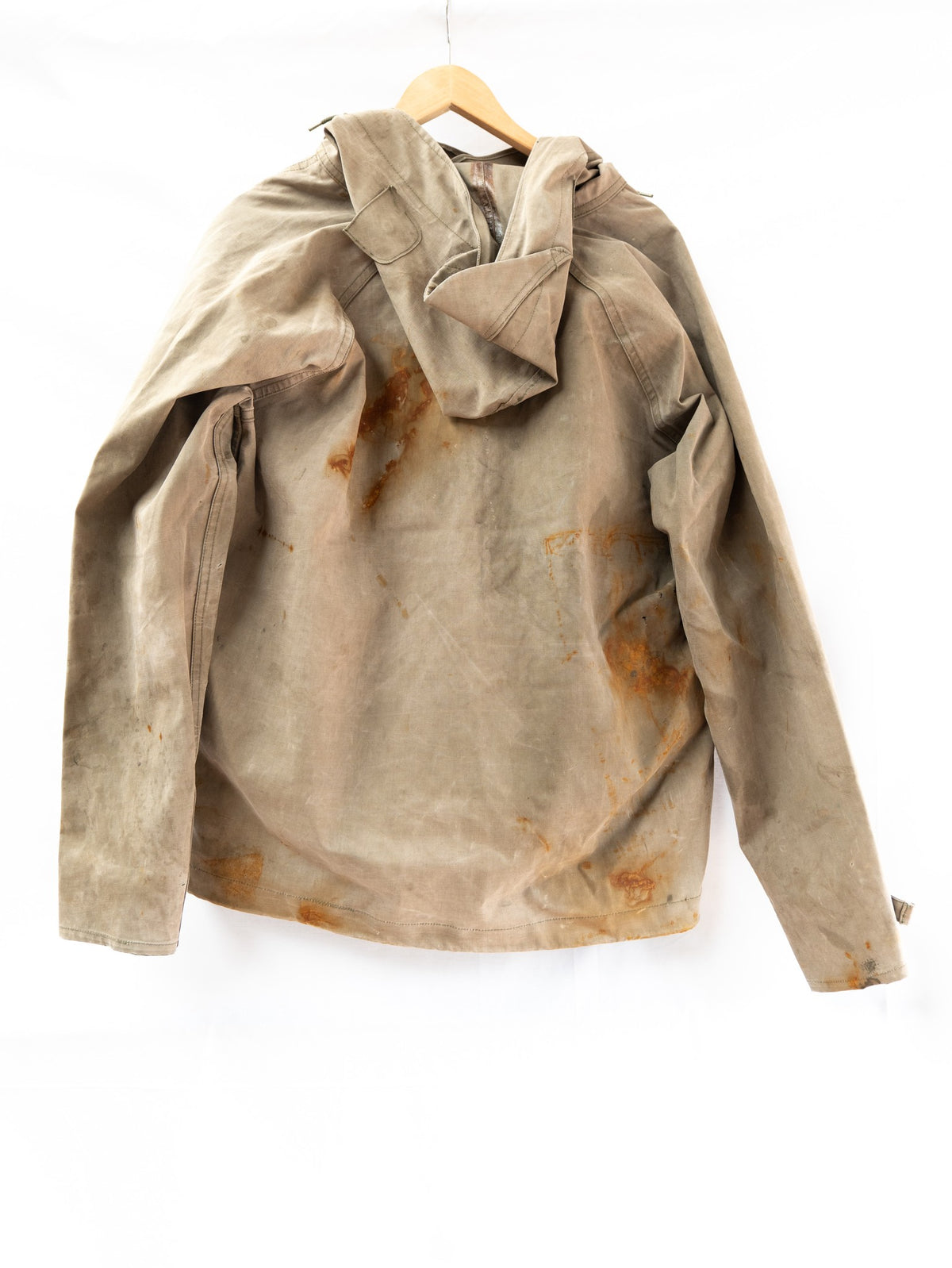 Faded Tan Lace-Up Smock — garment photograph 2
