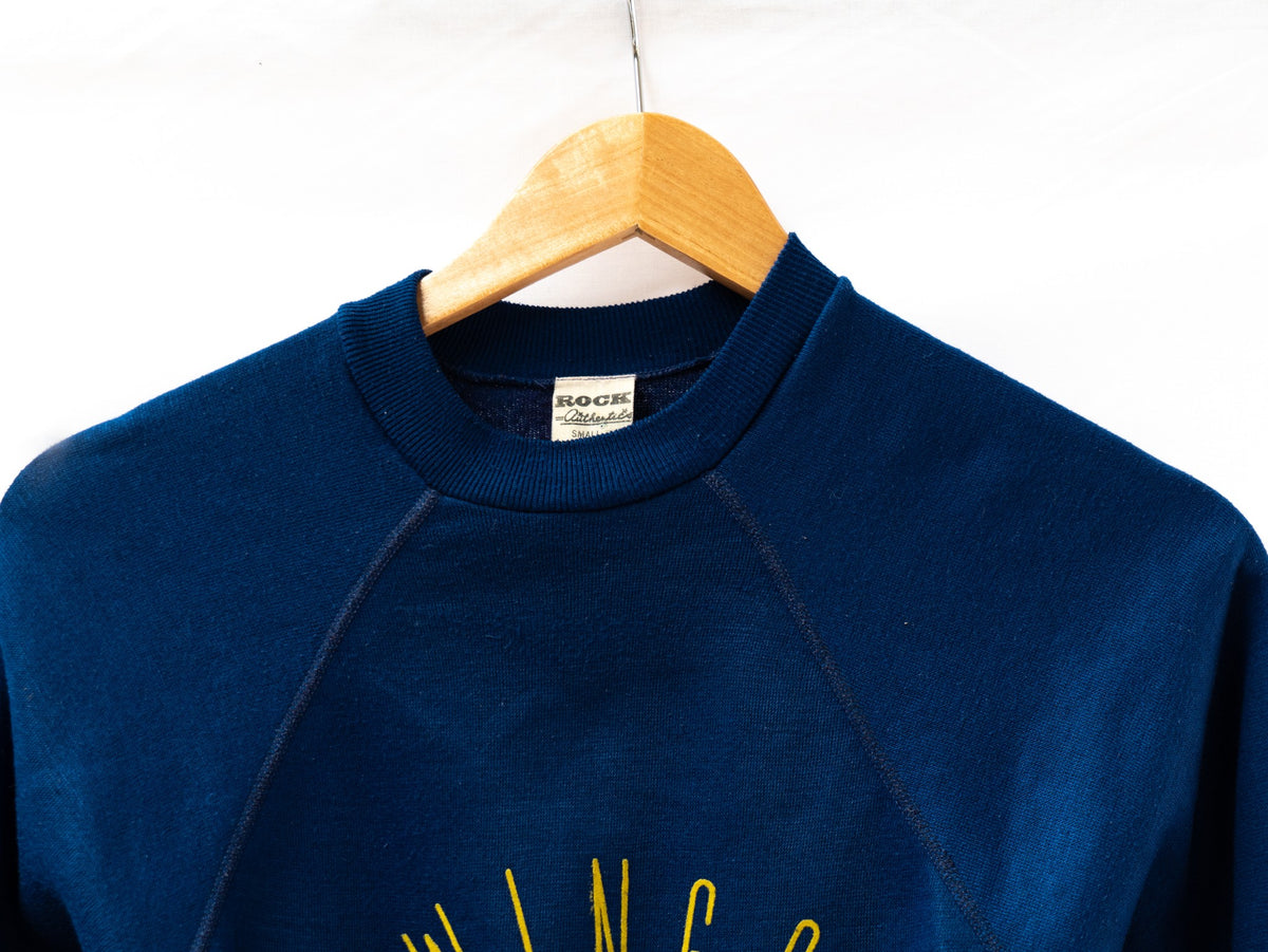Wings Star Sweatshirt — Blue — garment photograph 2