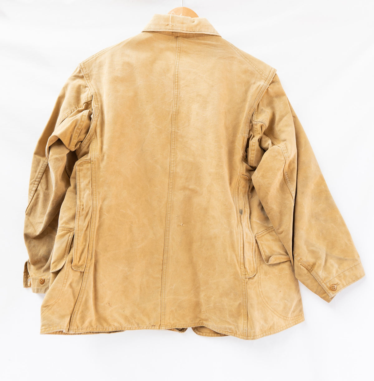 Tan Button-Front Chore Jacket — garment photograph 3