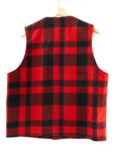 Red & Black Check Waistcoat — garment photograph 3