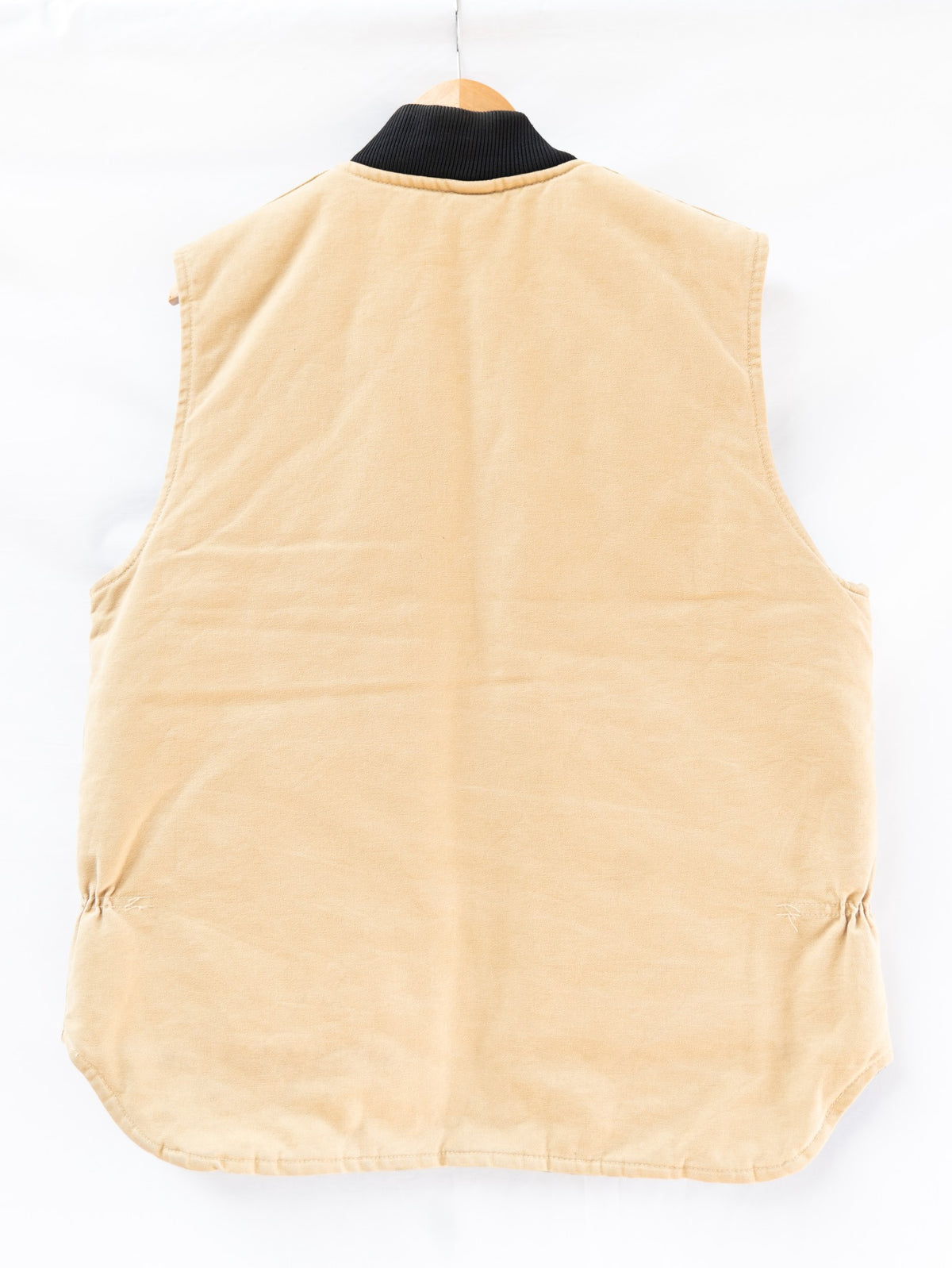 Carhartt Tan Zip Work Vest — garment photograph 4