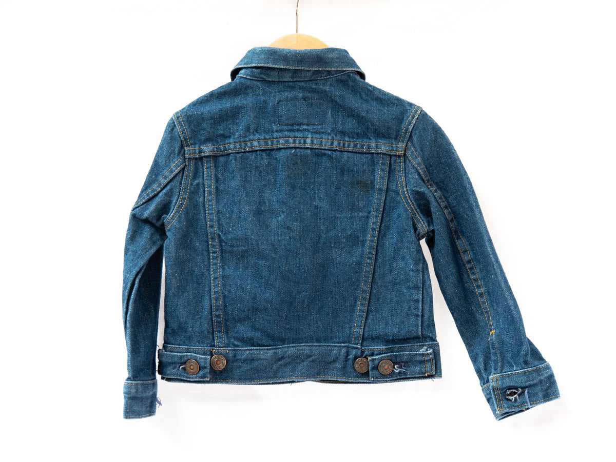 Small Blue Denim Trucker Jacket — garment photograph 3
