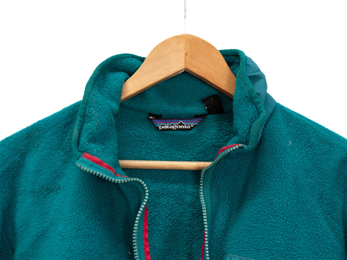 Teal Zip Fleece — 225 — garment photograph 2