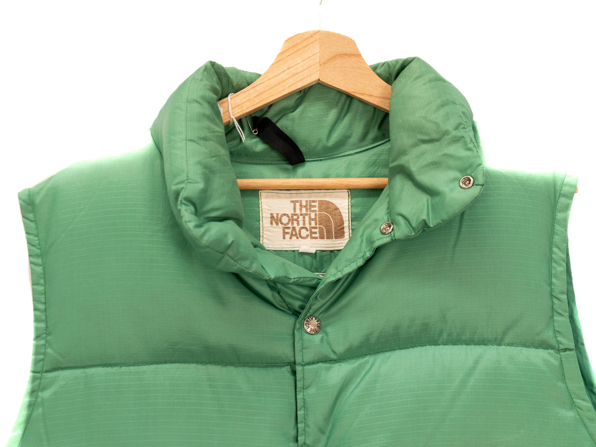 Green Padded Snap Vest — garment photograph 2