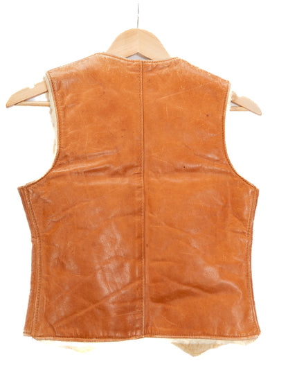 Rust Button Waistcoat — garment photograph 3