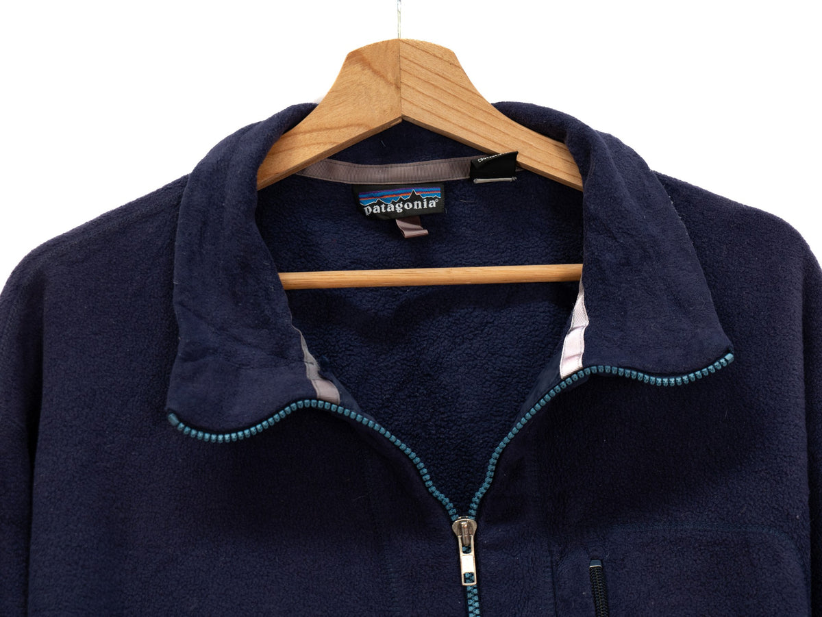 Navy Full-Zip Fleece — 237 — garment photograph 3
