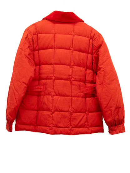 Red Padded Collared Jacket — garment photograph 3