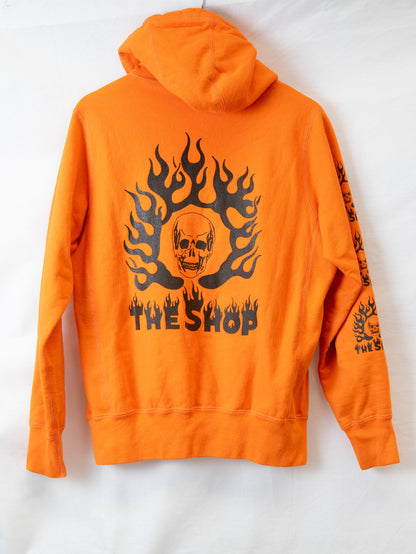 Orange Fire Club Hoodie — 070 — garment photograph 2