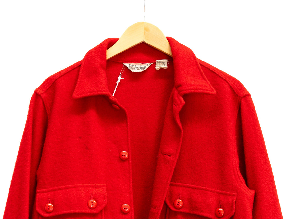 Red Flap-Pocket Jacket — 073 — garment photograph 2