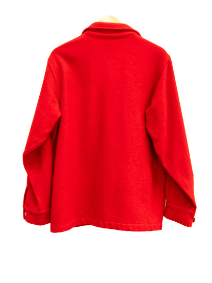 Red Flap-Pocket Jacket — 073 — garment photograph 3