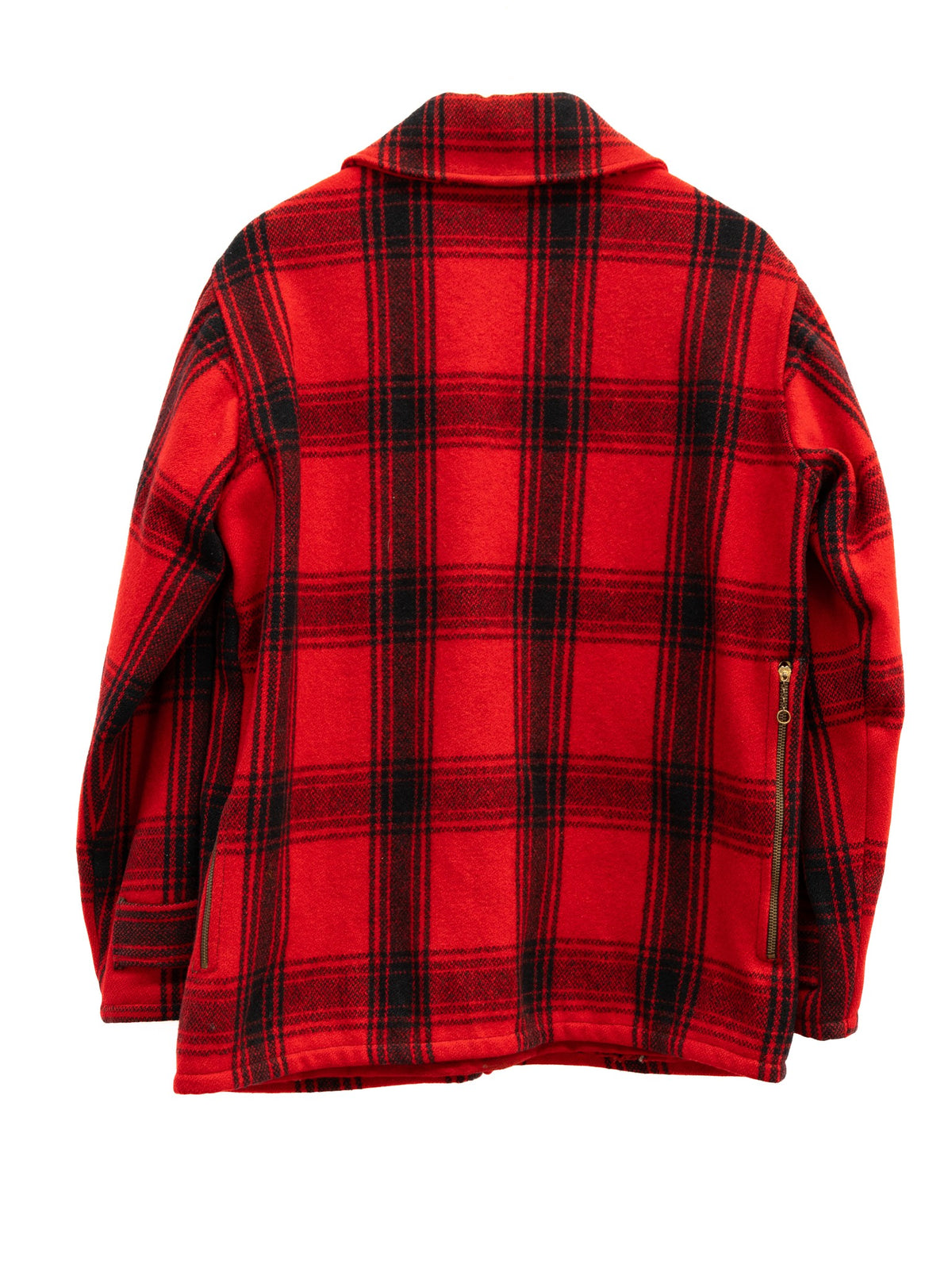 Red Tartan Button Jacket — garment photograph 3
