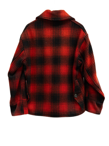 Red & Black Check Zip Hunting Jacket — garment photograph 3