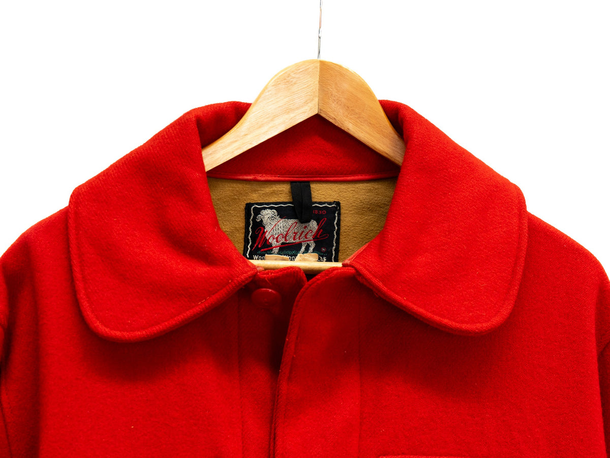 Red Rounded-Collar Field Jacket — garment photograph 2