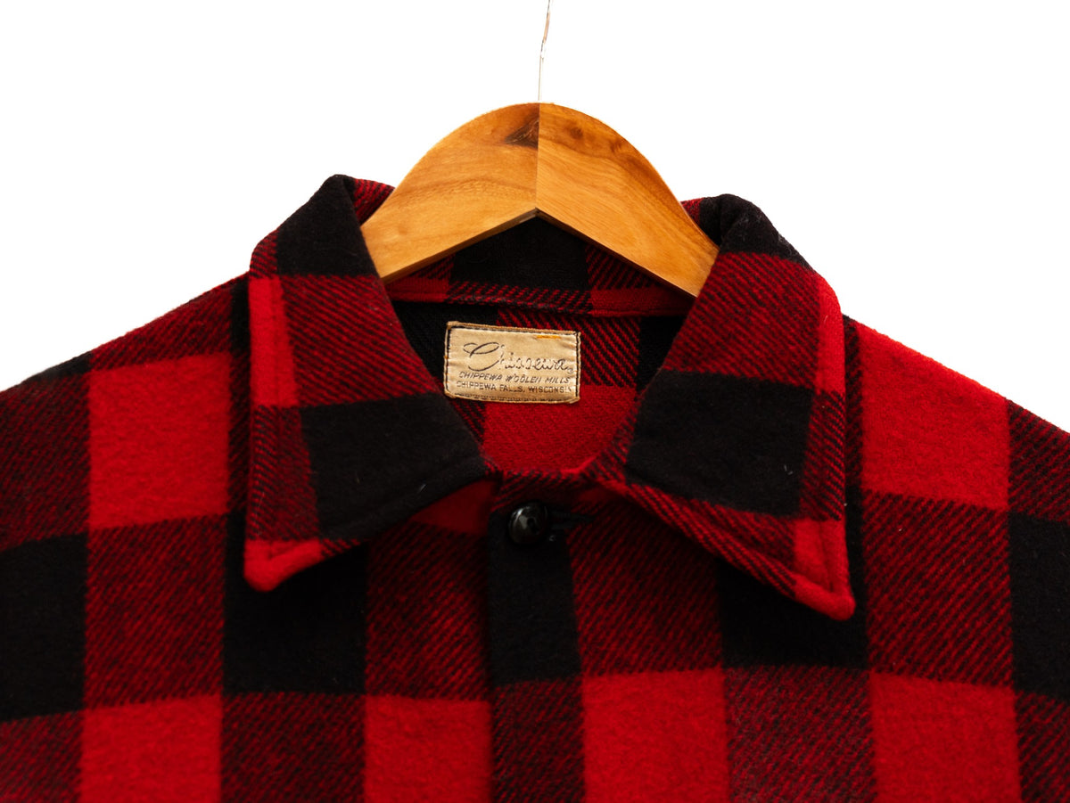 Red Buffalo Check Overshirt — garment photograph 2