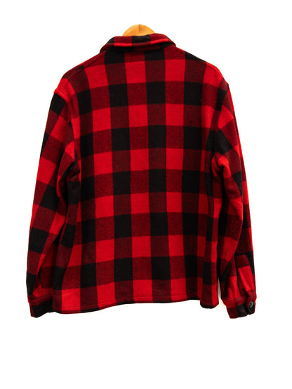 Red Buffalo Check Overshirt — garment photograph 3