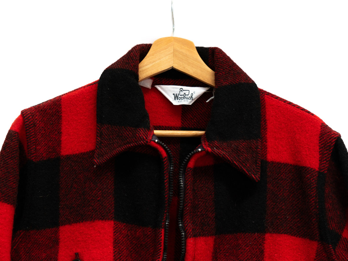 Red Buffalo Check Zip Jacket — garment photograph 2