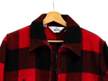 Red Buffalo Check Zip Jacket — garment photograph 2
