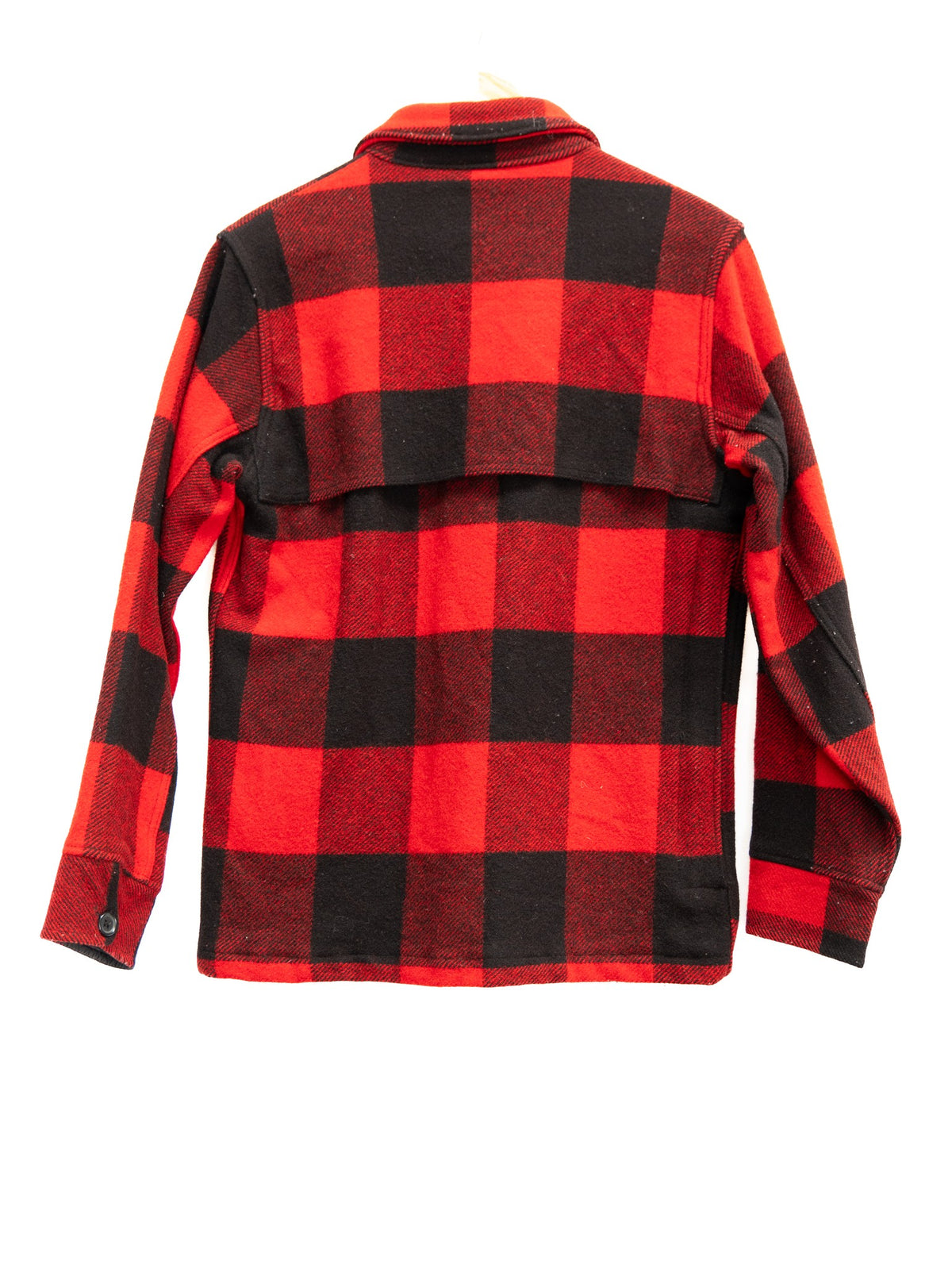 Red Check Zip Overshirt — garment photograph 3