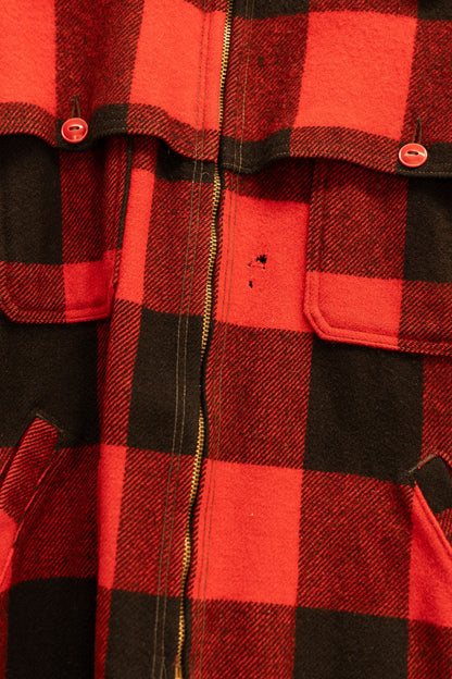 Red Check Hunting Jacket — garment photograph 2