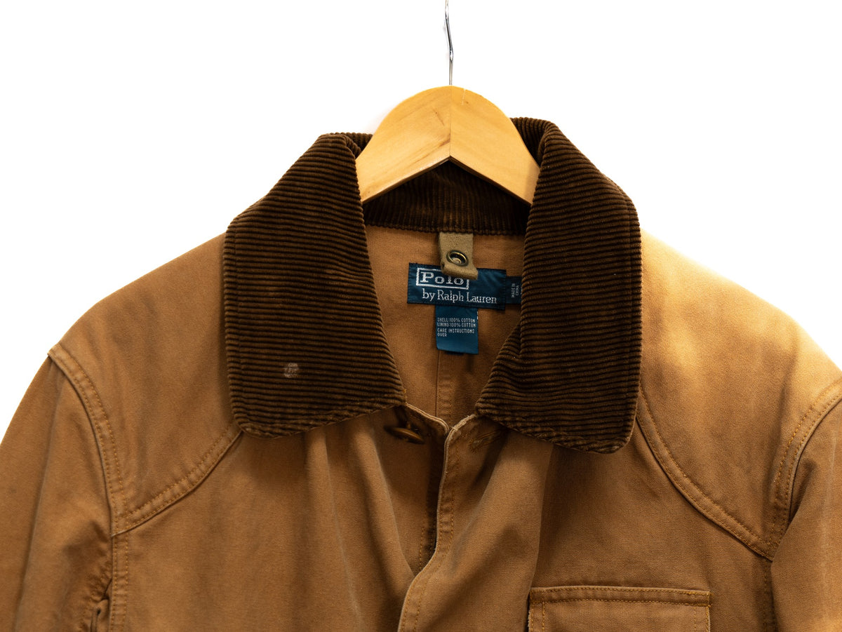 Brown Hunting Jacket with Contrast Collar — garment photograph 2
