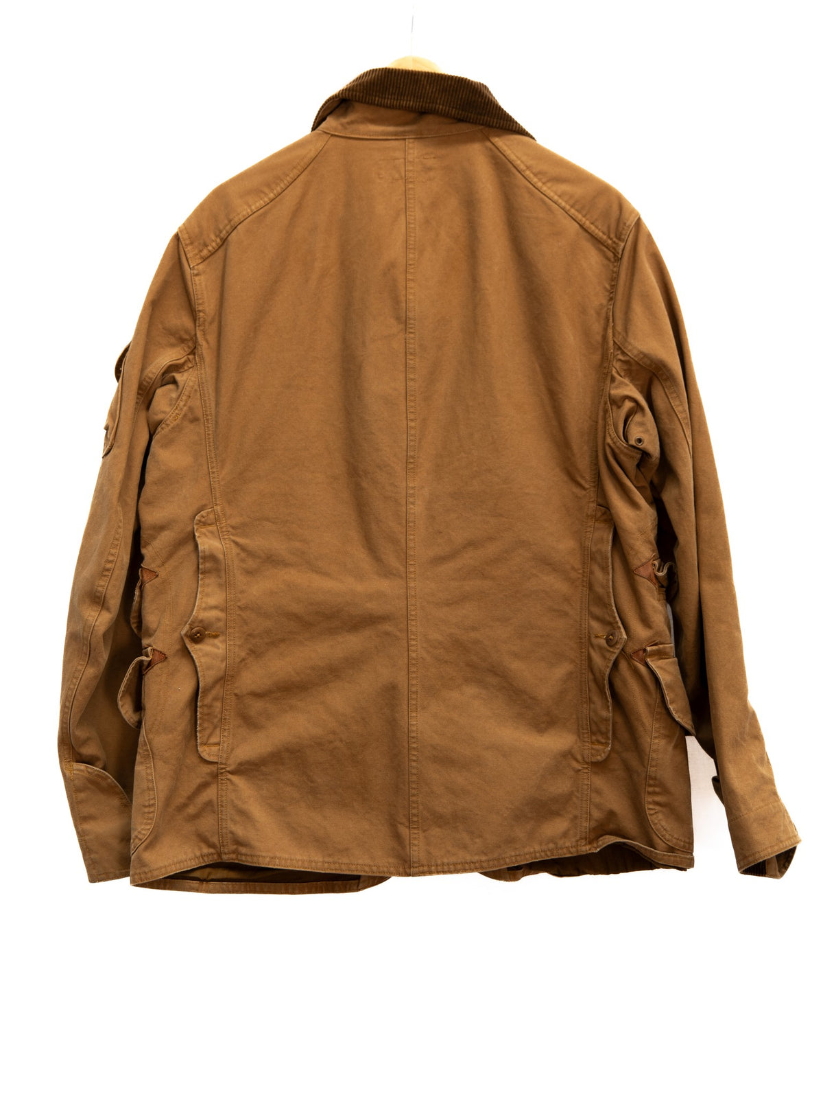Brown Hunting Jacket with Contrast Collar — garment photograph 3