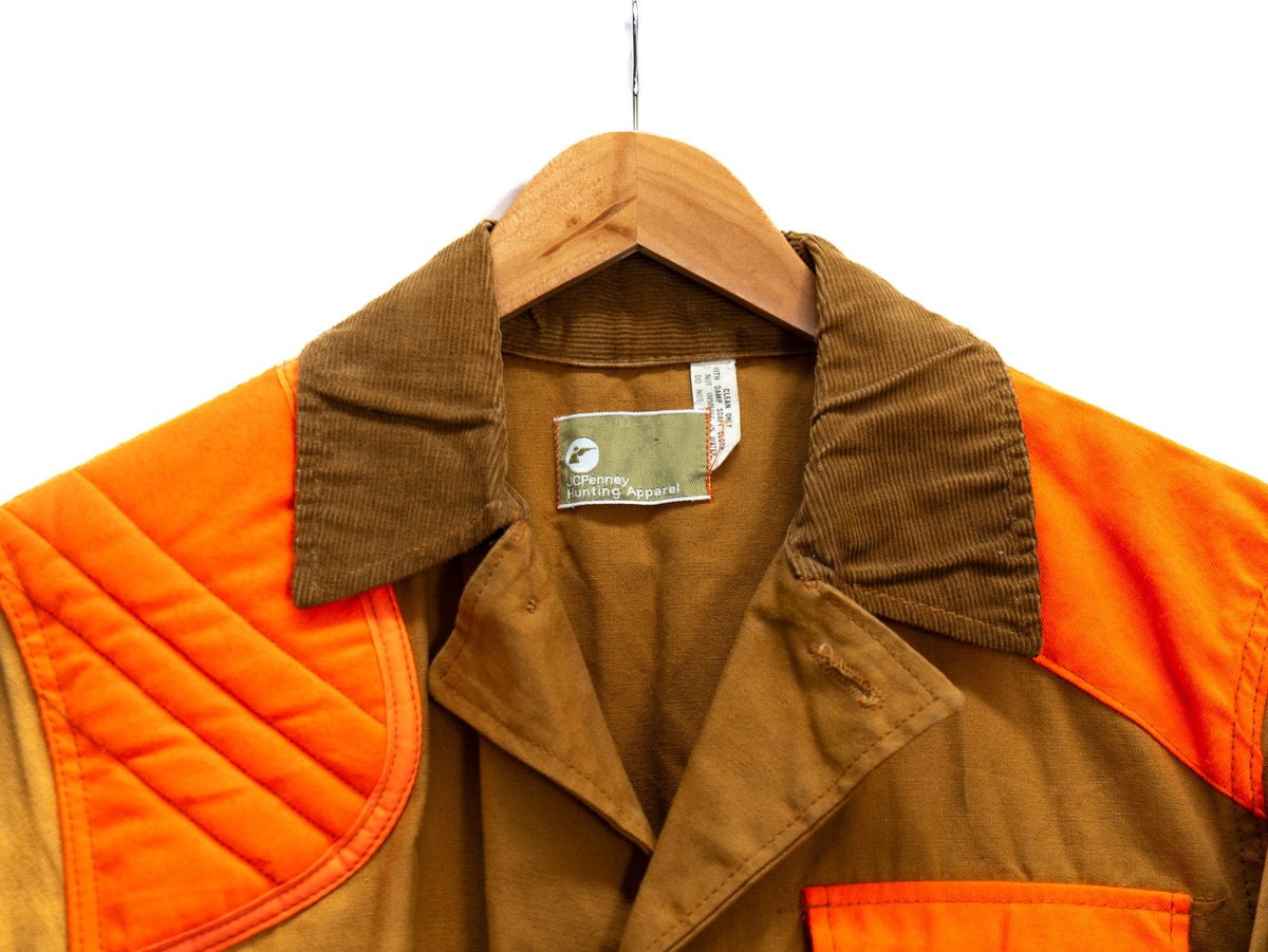 Tan & Orange Long Hunting Jacket — garment photograph 2