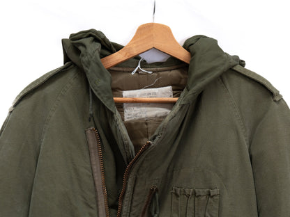 Olive Hooded Flight Jacket — garment photograph 3