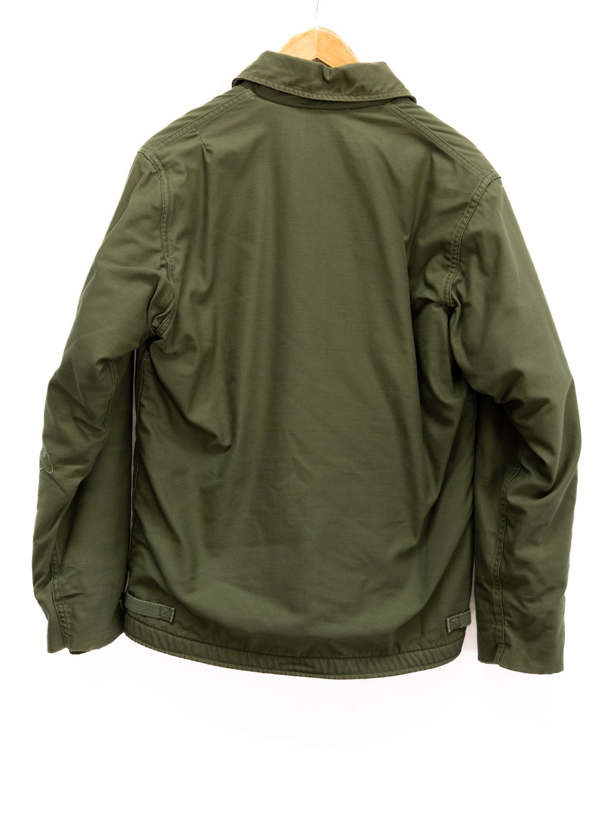 Olive US Navy Patch Jacket — garment photograph 3