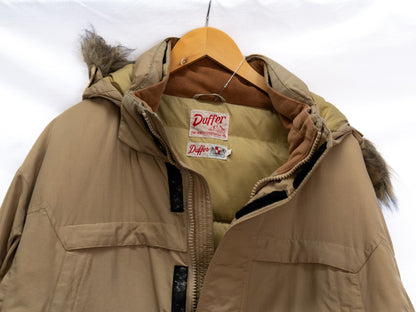 Tan Hooded Utility Parka — garment photograph 2