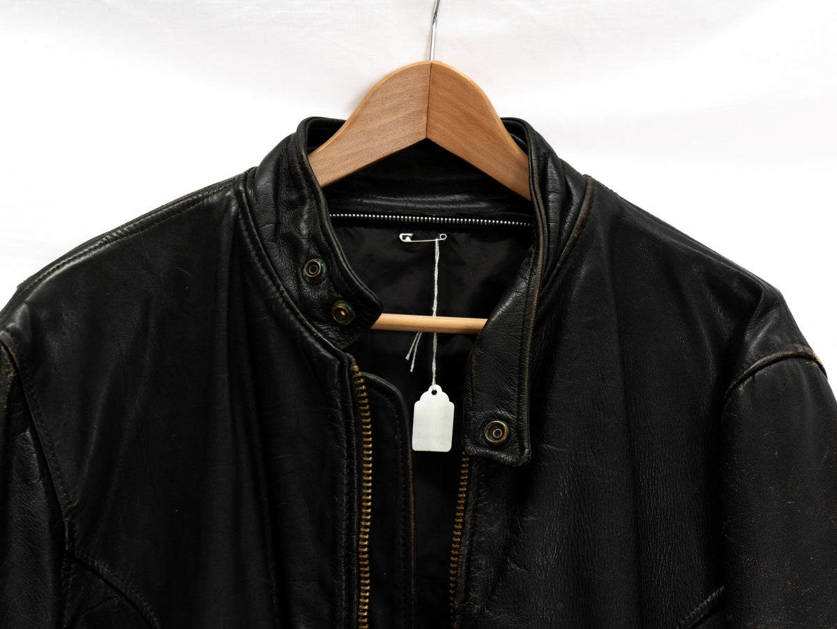 Black Zip Bomber Jacket — 141 — garment photograph 2