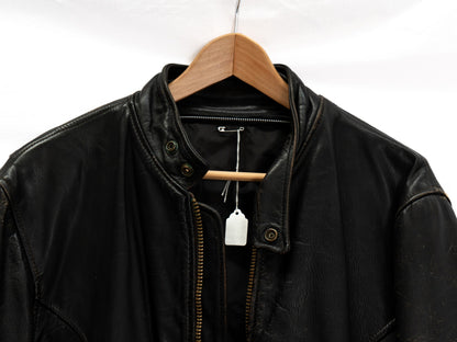 Black Zip Bomber Jacket — 141 — garment photograph 2