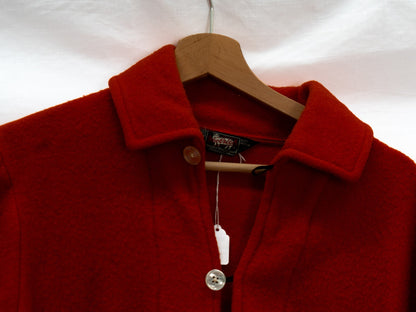 Red A Letter Half-Zip Sweatshirt — garment photograph 2