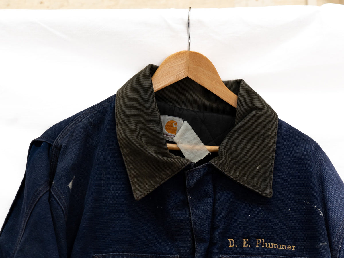 Carhartt Navy Work Jacket — garment photograph 2