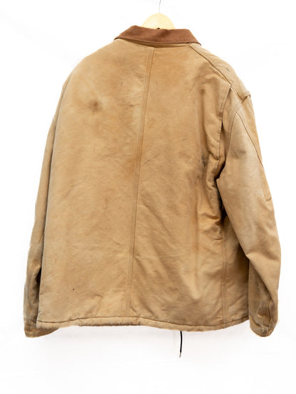 Carhartt Tan Patched Work Jacket — garment photograph 3