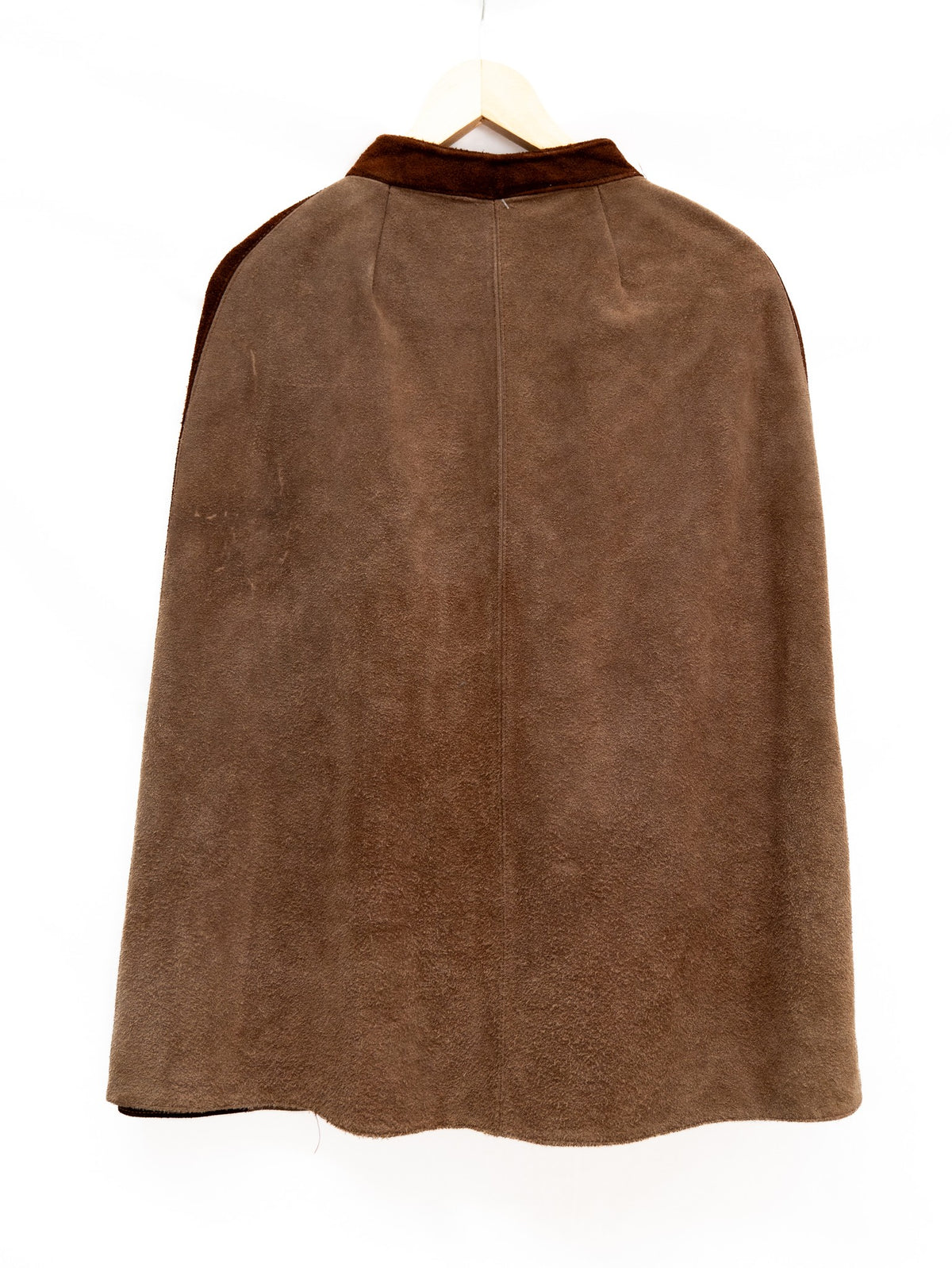 Brown Flower Appliqué Zip Jacket — garment photograph 3
