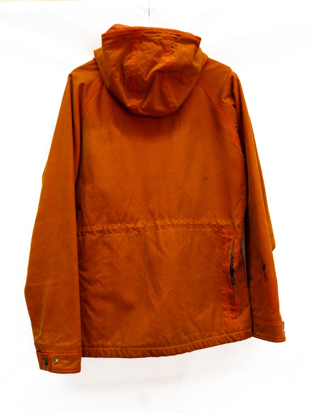 Orange Hooded Utility Jacket — garment photograph 3