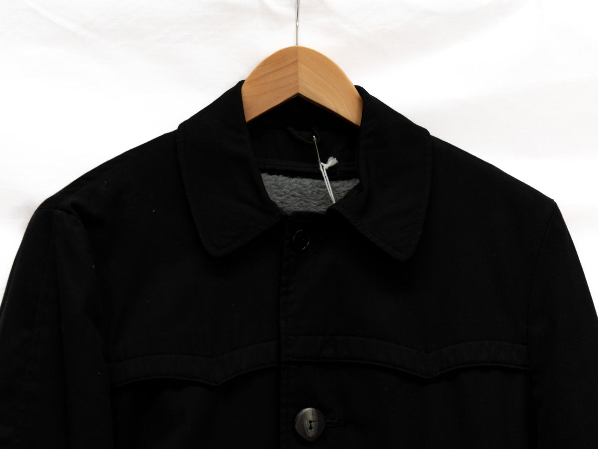 Black Button Chore Coat — garment photograph 2