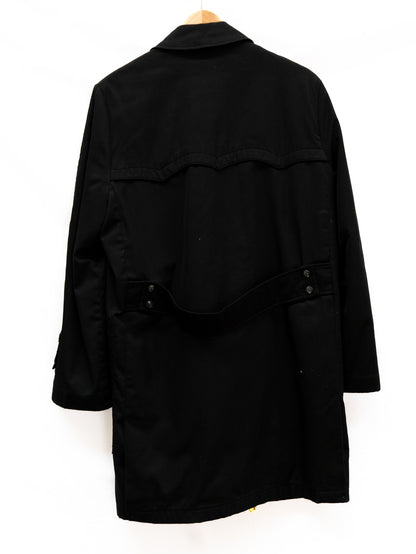 Black Button Chore Coat — garment photograph 3
